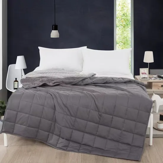 100% Cotton Blanket for Weight Loss and Detox High Quality 5lbs Custom Weighted Blanket for Adults and Kids