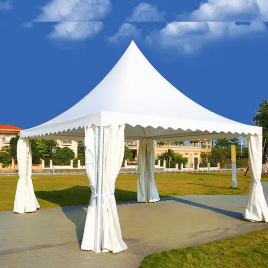 Custom Branded Aluminum Structure Marquee Tent Popular 3X3m Garden Party 6X6m Popular Outdoor Event Pagoda Tent Pagoda Marquees 5X5m White Pagoda Tent