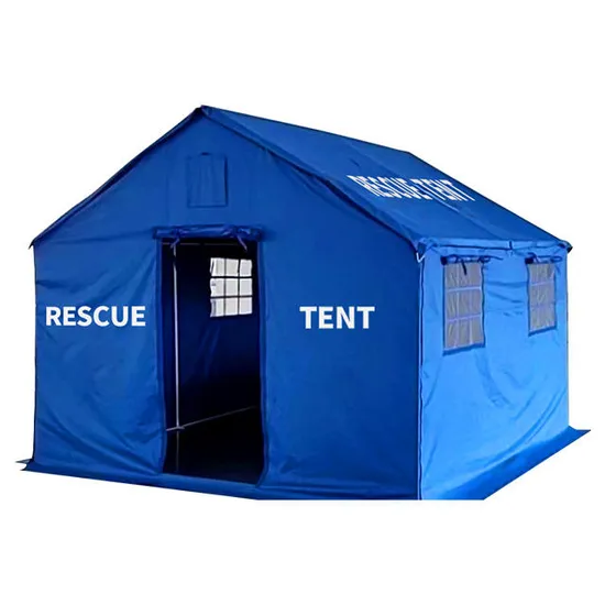 Isolation 3.2*3.7m Hospital Shelter Medical Rescue Emergency Tent Blue Modular Winterized Tent Disaster Relief Emergency Shelter Tube Disaster Relief Tent