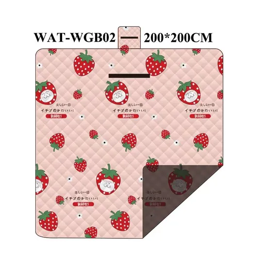 Extra Large Waterproof Picnic Mat for Outdoor Adventures Stylish and Durable Picnic Mat for Beach and Park Gatherings (Mat-GWB02)
