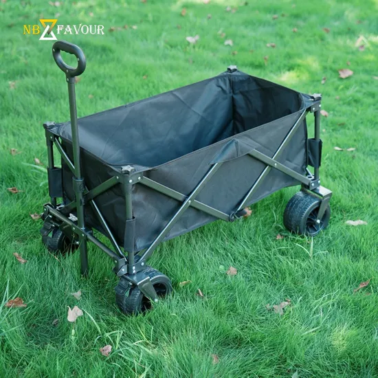 Nb-Favour Camping Multipurpose Collapsible Foldable Utility Beach Trolley Hand Cart