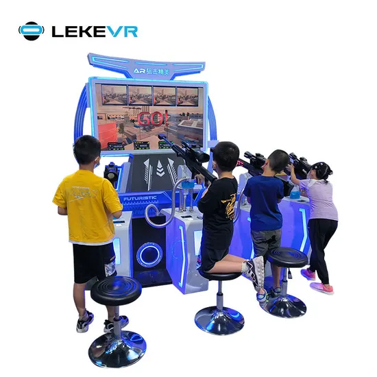Leke Vr Multiplayer Machine Gun Shooting Games Vr Amusement Park Ar Sniper Elite New Tech Ar Shooting Arcade Game Machines Amusement Park Games Machines