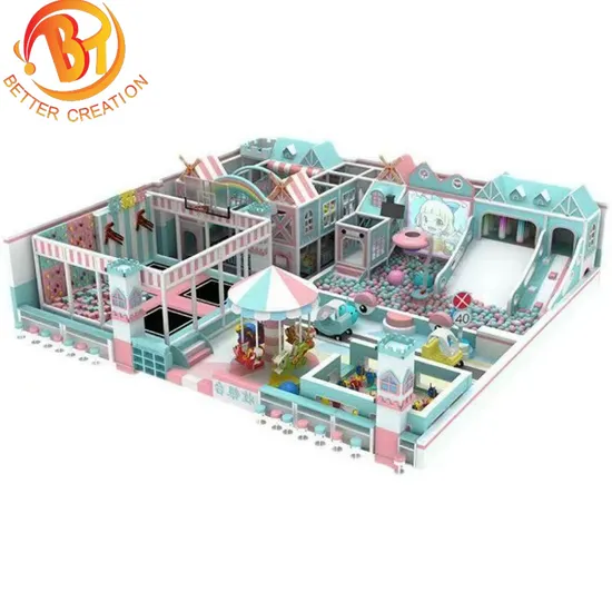 Hot Selling Large Amusement Park Indoor Equipment Commercial Naughty Castle