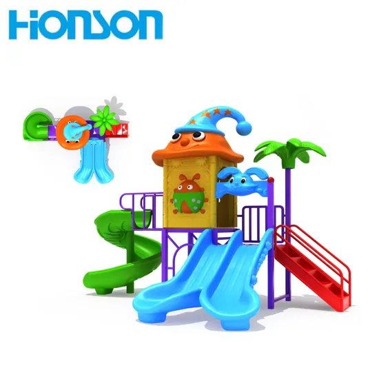 Outdoor Children Playground Equipment Plastic Slides