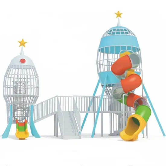 Customized Outdoor Playground Equipment School Children Park Square Slide Community Toys