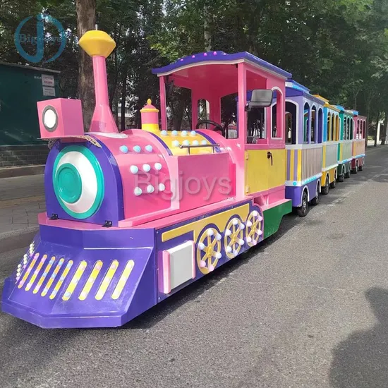 Attraction Tourist Indoor Shopping Mall Center Battery Electric Trackless Train for Kids