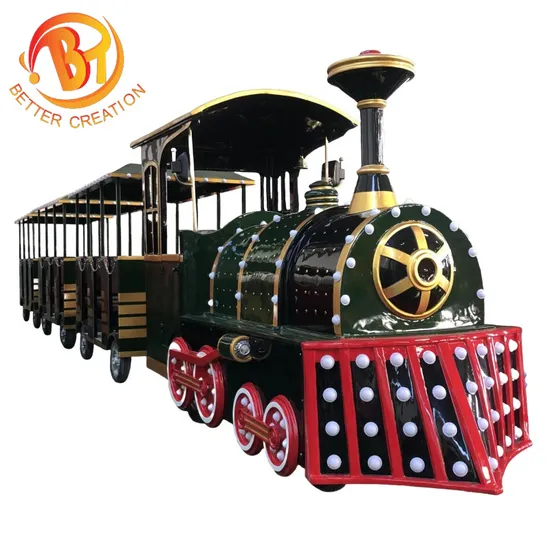 Popular Amusement Park Equipment Sightseeing Trackless Train Rides