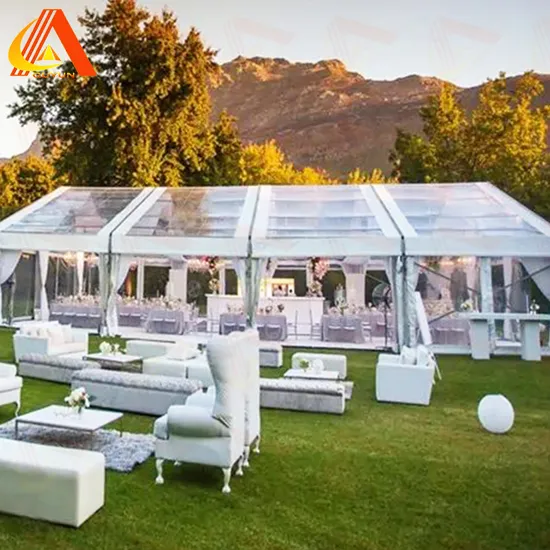 Factory Customized High Quality Cheap Fast Easy Installation White Roof Marquee for Warehouse Wedding Party Event Tent