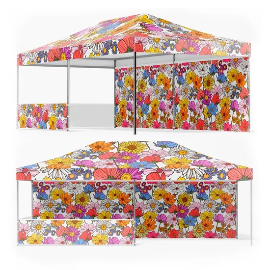 10X20 Custom Trade Show Tent Waterproof Nylon Printed Outdoor Folding Pop up Canopy Tent