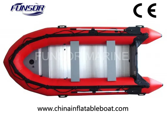 Foldable Inflatable Fishing Rescue Boats with Outboard Motor for Speed Sport