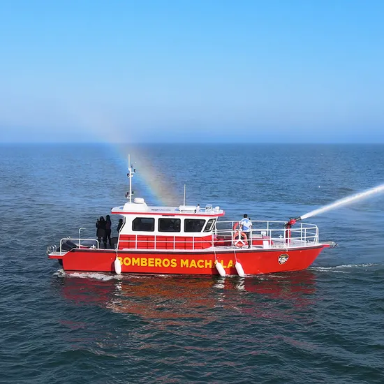 40FT High Speed Aluminum Alloy Pilot Boat Aluminum Fire Rescue Boat