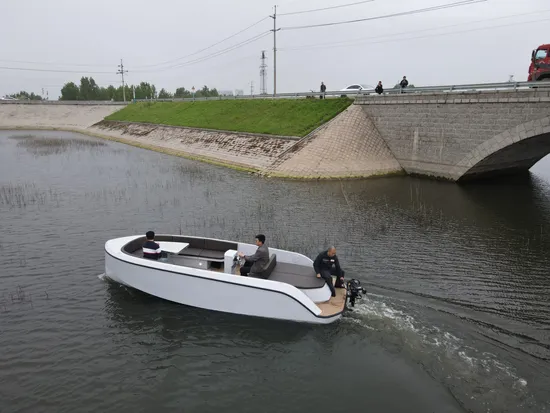 Environmental Friendly 6 Meters Electric Battery Drive Aluminum Boat