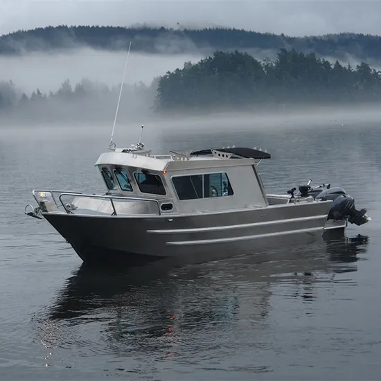 Kinocean Welded Aluminum Fishing Luxury Deep-V Cabin Cruiser Boat