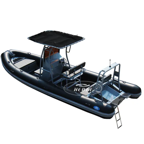 Rhib 660 6.6m Hypalon Aluminum Hull Semi-Rigid Inflatable Luxury Hypalon Rib Boat 680