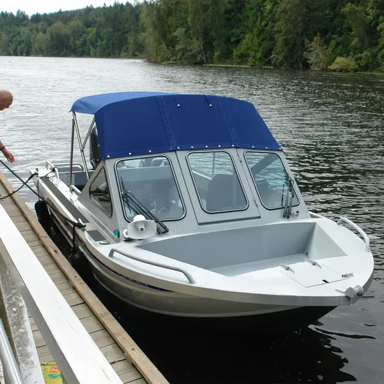 Kinocean 18FT All-Welded Aluminum Work Fishing Cubby Cabin Jet Boat