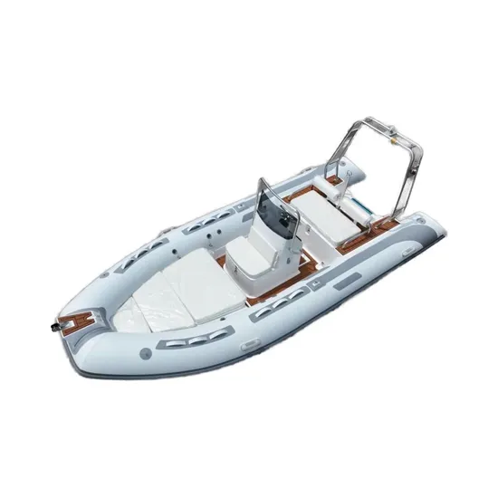 China Boat Factory New Design 16 Feet 4.8m Fiberglass Hull PVC Hypalon Rigid Aluminum Inflatable Sport Rib Boat 480 /Rescue /Fishing /Motor/ Speed Boat