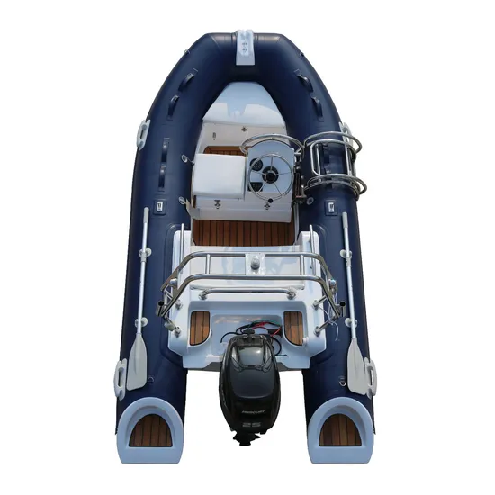 CE Europe New Design 12FT 3.6m Rigid Rib Inflatable PVC Speed Boat 360 Hypalon Fiberglass Sport Inflatable Motor Rescue Center Console Rib Aluminum Fishing Boat