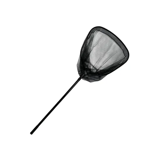 High Quality Black Telescopic Rod Triangle Fishing Landing Net