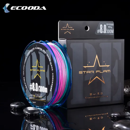 Stsr Flame Fishing Tackle 300m Five Colors PE Line