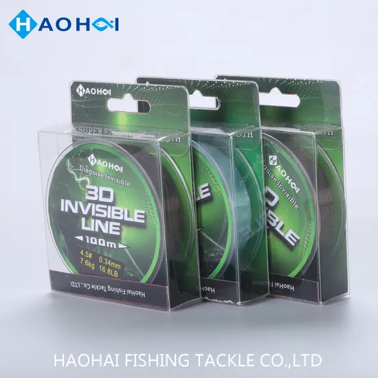 0.3mm 150meter 3D Invisible Super Strong Fast Sinking Fishing