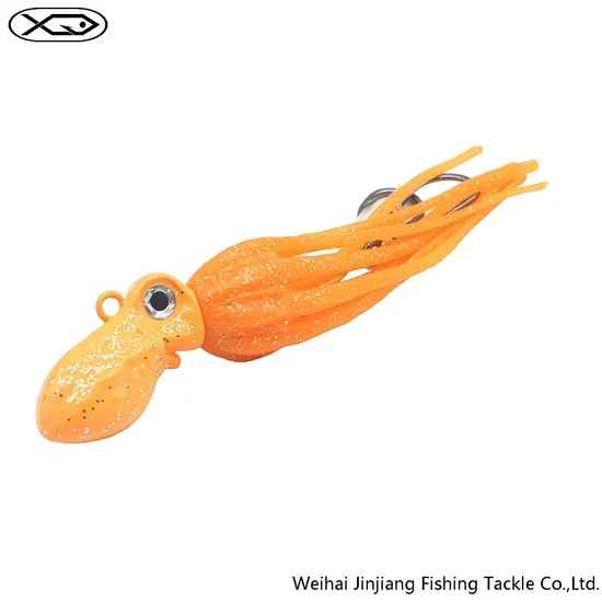 WP-23 Wholesale Heavy Octopus Sea Squid Skirt Fishing Octopus Lures
