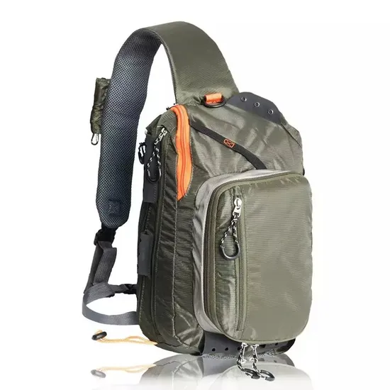 Fly Fishing Sling Bag with Fly Patch Sling Backpack