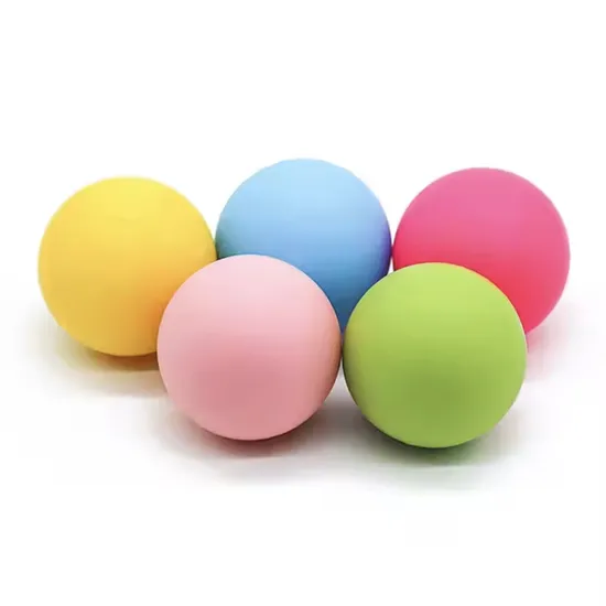Custom Logo 6.3cm Deep Tissue Silicone Foot Massage Body & Face Ball for Relaxation
