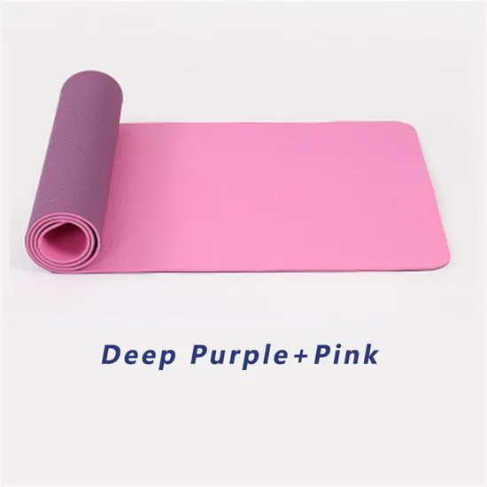 Premium Quality Durable Eco Friendly 183*61cm Thick Print Logo Non Slip Tear Resistance Yoga Mat Pilates Organic Eco Friendly Custom Yoga Mat