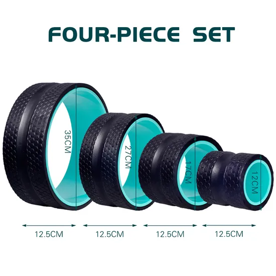 4-Piece Yoga Wheel L4-Piece Set for Relief