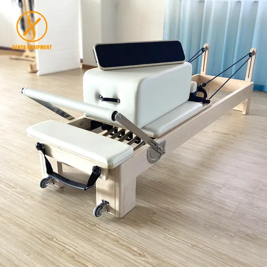 Hot Sale Wood Body Pilates Reformer for Fitness Equipment