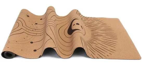 High Quality Yoga Sets Meditation Mat Cork Customizable Natural Rubber Yoga Mats
