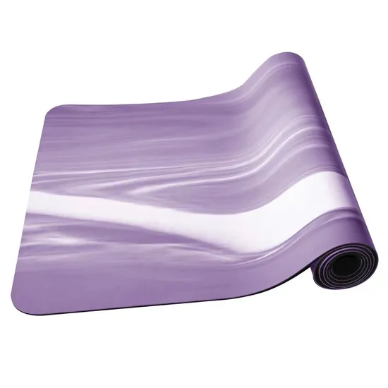 Rubber Sustainable Fitness Soft Natural Rubber Yoga Mat for Layer Exercise