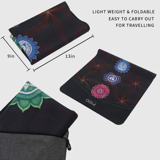 Home Gym Sport Suede Printing Yoga Mat with Custom Designs