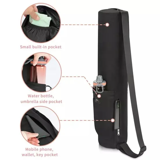 BSCI Custom Side Bag Yoga Mat Tote Bag Sling Tote Bag