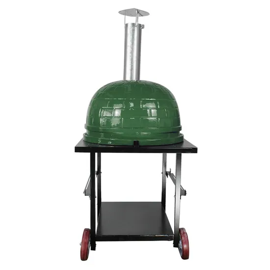 Moveable Cooking Stove with Frame and Wheels