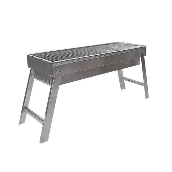 Stainless Steel Barbecue Grill Outdoor Portable Folding Barbecue Grill