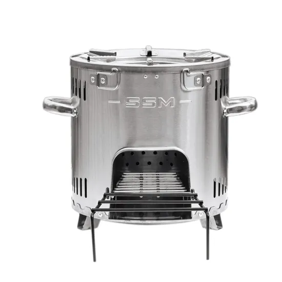 Stainless Steel Cheap Efficient Wood Stove Charcoal Stove