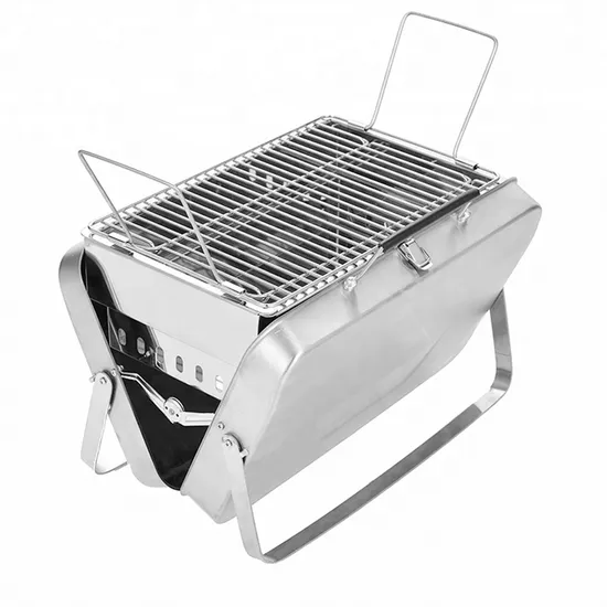 2019 New Suitcase Deisgn Portable Charcoal Grill Stainless Steel BBQ Grill