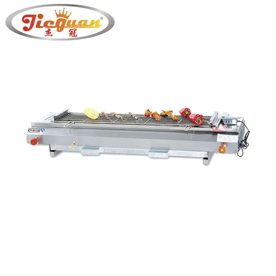 GB-580 Gas Smokeless Barbecue Oven Stainless Steel Easy Cleaning