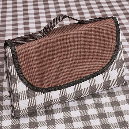 Promotional Custom Modern Outdoor Gear Folding Oxford and PVC Waterproof Picnic Blanket Beach Fashion Camping Mat