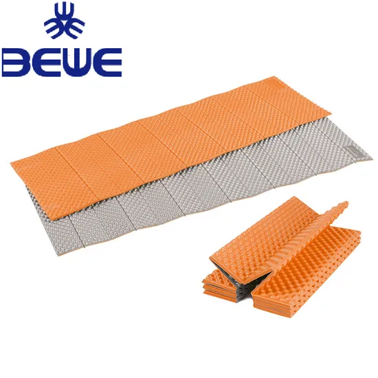 High Quality Outdoor Egg Slot Design Aluminum Surface Waterproof Moisture-Proof Camping Mat
