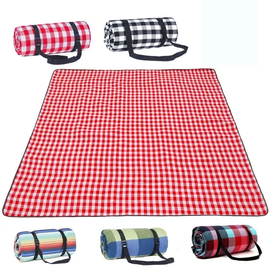 Foldable Picnic Blanket Thick Waterproof Picnic Mat Outdoor Park and Beach Wyz20607