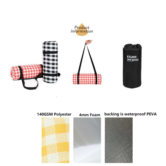 Portable Lightweight Waterproof Picnic Mat Foldable Beach Mat Extra Large Outdoor Beach Camping Acrylic Picnic Blanket 200 X 200 Cm
