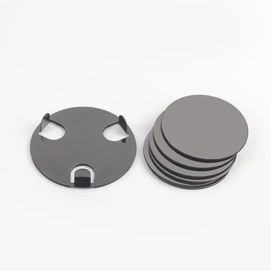 Wholesale Customization Round Brushed Stainless Steel Coasters Sets for Both Logo and Color