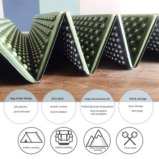Moisture-Proof Foldable Sleeping Pad Lightweight XPE Mat for Camping