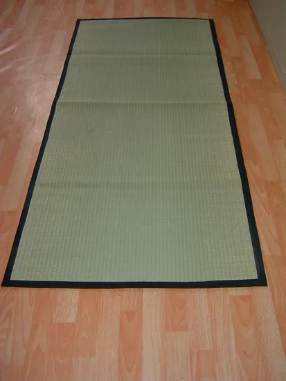 Sand Beach Mat Black Cloth Side Roll Goza Mat