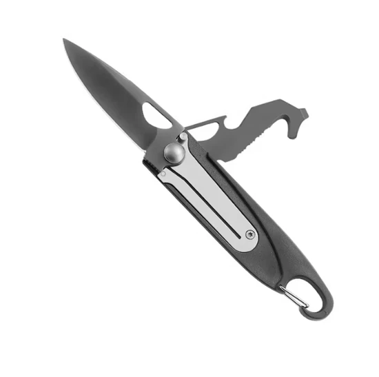 Versatile Outdoor Multi-Tool: Stainless Steel Camping Survival Knife 7 in 1