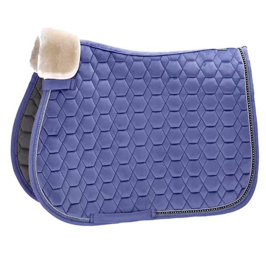 Professional Manufacturer Customize Horse Riding Products Corduroy Saddle Pads