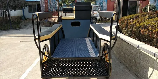 White Victoria Horse Carriage Wedding Victoria Horse Buggy for Sale