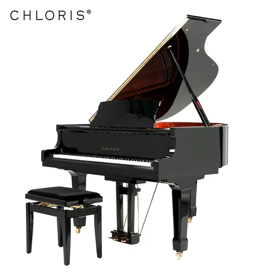 Competitive Price Popular Model Black Baby Grand Piano Hg-152e